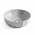 Concrete Vessel Sink – Ideal for Bathroom or Kitchen Use – Made from Durable Concrete – 30 x 30 x 10cm