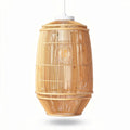 Woven Bamboo Pendant Light Fixture – Suitable for Indoor Lighting – Made from Natural Bamboo – 28 x 28 x 45cm