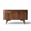 Solid Wood Sideboard for Dining Room Use – Made of Veneer and Solid Wood – 120 x 40 x 80cm