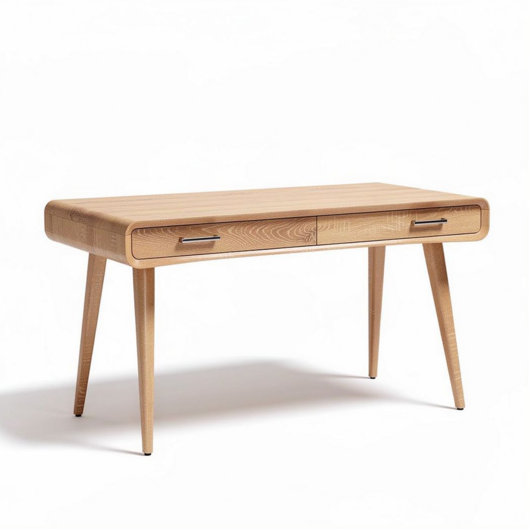 Wooden Office Desk with Drawer for Workspace Organization – 150 x 75 x 75cm
